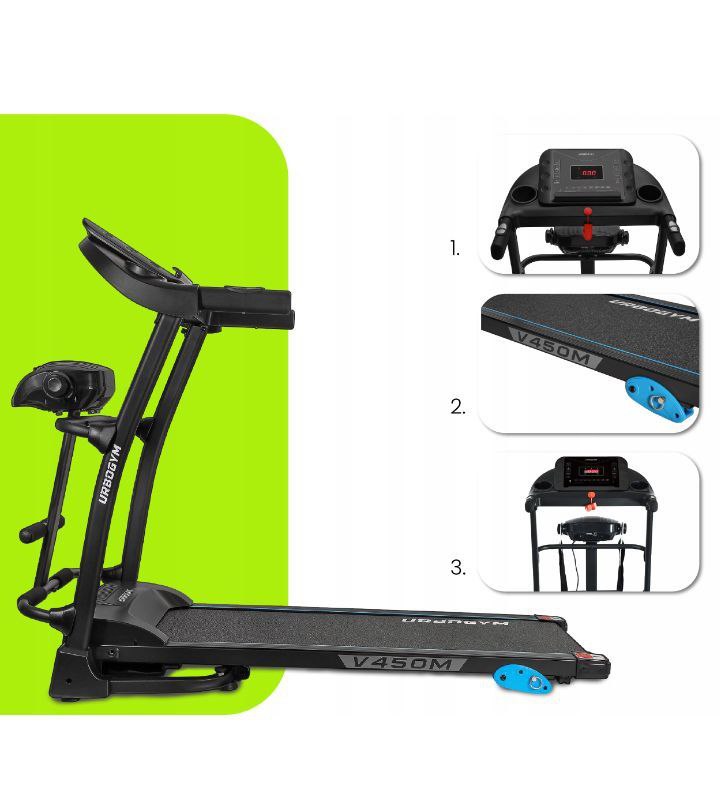 bieŻnia elektryczna v450m masaŻer kĄt nachylenia skŁadana z amortyzacjĄ bieŻnia elektryczna v450m masaŻer kĄt nachylenia skŁadana z amortyzacjĄ